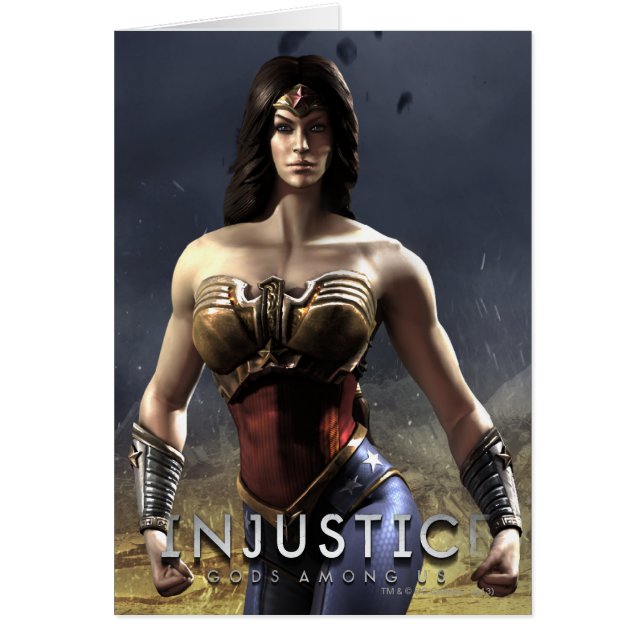 Cartão Mulher Maravilha (Frente)