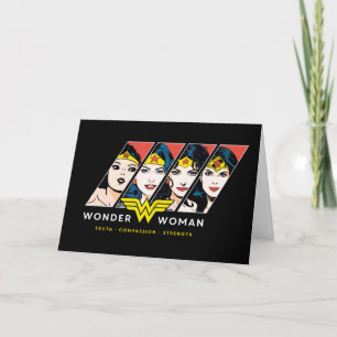 Cartão Mulher Maravilha da Evolução das HQ