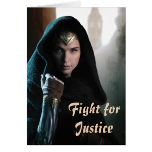 Cartão Mulher Maravilha em Cloak