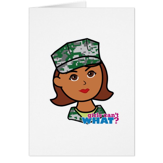 Cartão Mulher Militar (Frente)