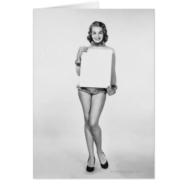 Cartão Mulher na pele (Frente)