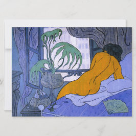 Cartão Mulher na Sala Azul (por Paul Ranson)