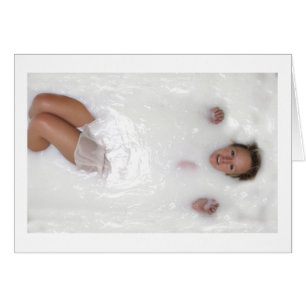 Cartão Mulher no Leite