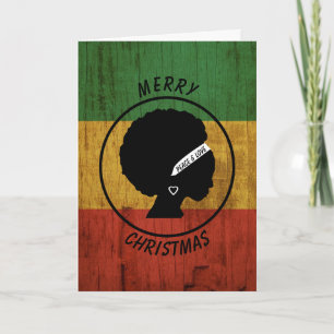 Cartão Mulher rasta Paz e Amor Clássica Ronda S