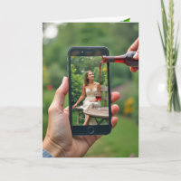 Mulher Smartphone Com Vinho Vazio