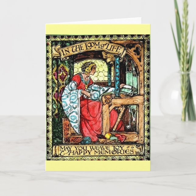 Cartão Mulher Tecelã (Frente)