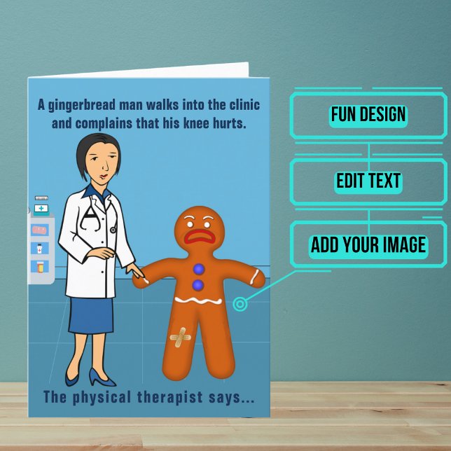 Cartão Mulher Terapêutica Física Engraçada Aniversário De (Looking for the perfect card for that talented physical therapist friend of yours?)