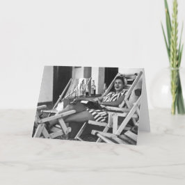 Cartão Mulher Vintage - Tia Mary