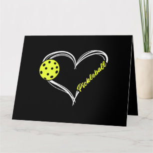 Cartão Mulheres Adoram Pickleball - jogo de picleball fof