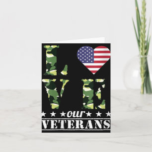 Cartão Mulheres Amamos Nossos Veteranos Feliz Dia dos Vet