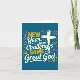 Cartão Mulheres Ano Novo Novos Desafios Mesmo Grande Deus