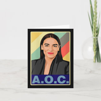 Cartão Mulheres Aoc Alexandria Ocasio-cortez Primeira Mul