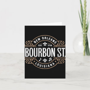 Cartão Mulheres Bourbon Street Nova Orleans Música Est 17