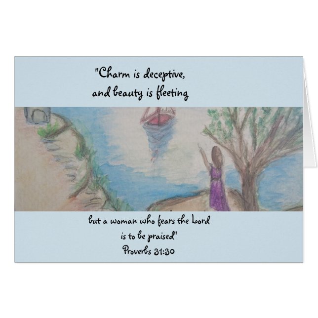 Cartão Mulheres da sabedoria (Frente Horizontal)