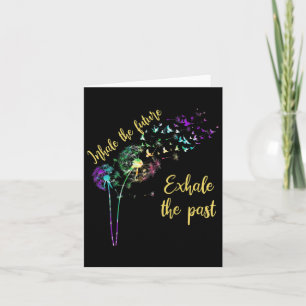 Cartão Mulheres Dandelion Inalam O Futuro Exalar O Passad