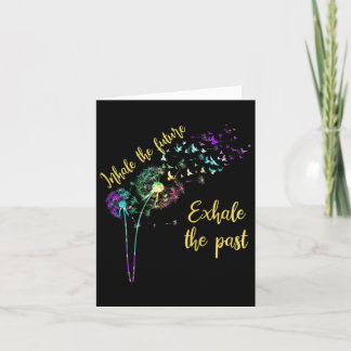 Cartão Mulheres Dandelion Inalam O Futuro Exalar O Passad