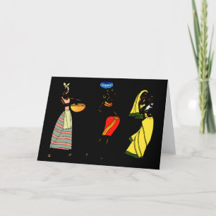 Cartão Mulheres de África