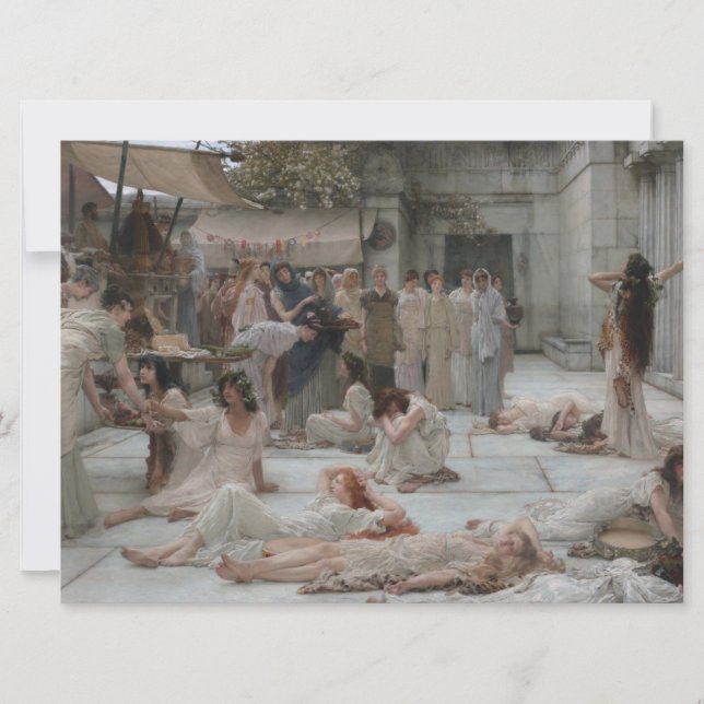 Cartão Mulheres de Amphissa (Grécia Antiga) (Frente)