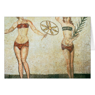 Cartão Mulheres 'em biquinis