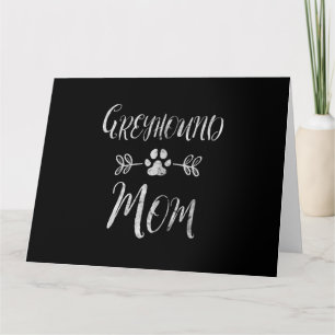 Cartão Mulheres Greyhound Mãe Camisa Filha Italiana Grey