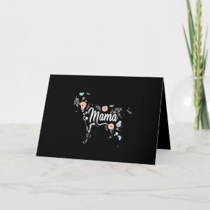 Cartão Mulheres Mamãe Goat Floral Mãe Amante Mor Avó