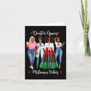 Cartão Mulheres Médica Negra Vidas Negras Dr Amante Café 
