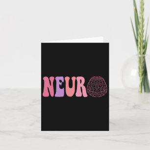 Cartão Mulheres Meninas Neurologia Enfermeira Neuro Squad