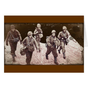 Cartão Mulheres na engrenagem WWII do combate