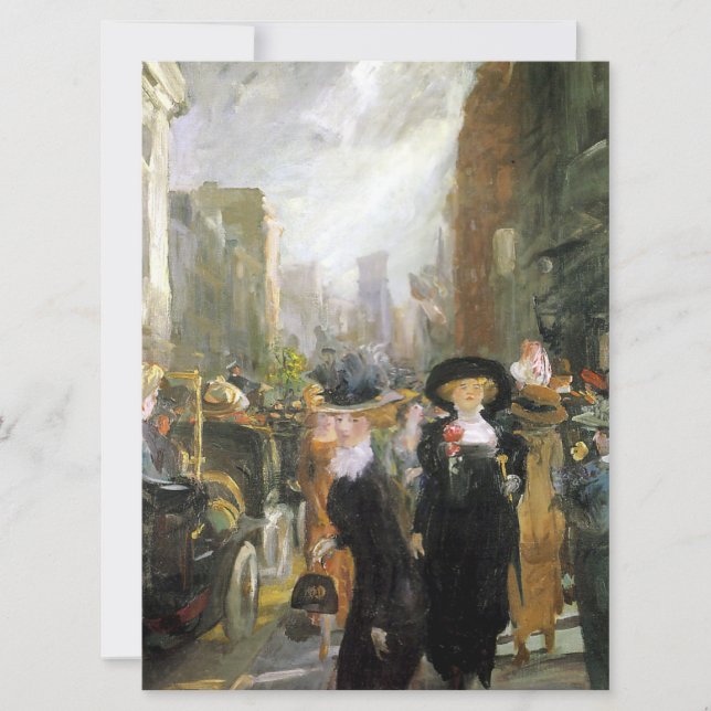 Cartão Mulheres na Quinta Avenida (Nova Iorque, EUA) (NYC (Frente)