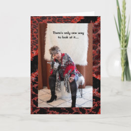 Cartão Mulheres Octogenárias governam com Gusto Humoroso