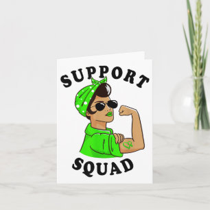 Cartão Mulheres Pulsam Bandana Visto Verde Saúde Mental A