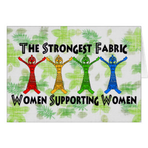 Cartão Mulheres que apoiam mulheres