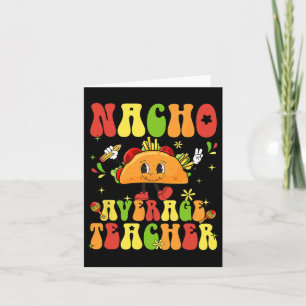 Cartão Mulheres Retro Nacho Professora Média Apreciação C