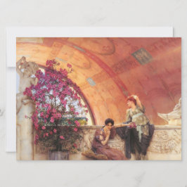 Cartão Mulheres rivais (por Sir Lawrence Alma-Tadema)
