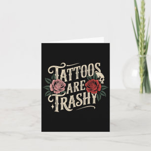 Cartão Mulheres Tatuagens São Homens Trashidos Tatoo Sarc