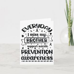 Cartão Mulheres Todos Os Dias Eu Sinto Falta Do Meu Irmão
