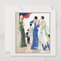 Mulheres Vintage em palhaços noturnos em 1930