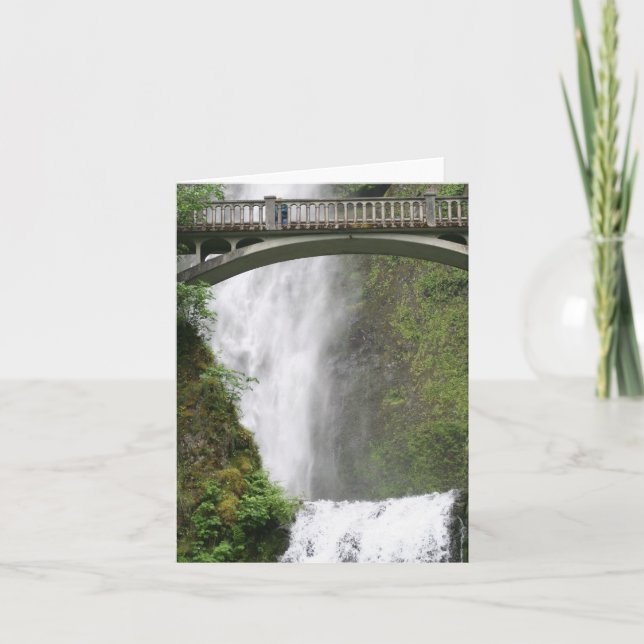Cartão Mulnomah Falls (Frente)