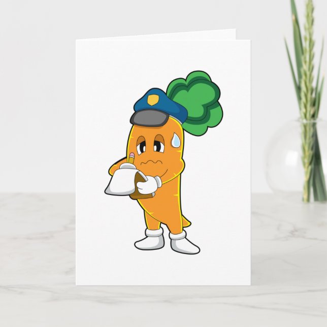 Cartão Multidão de cenouras Multa de estacionamento (Frente)