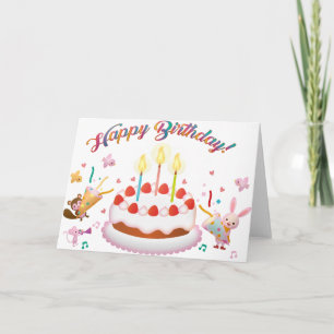 Cartão Multiple Language Birthday Wishing