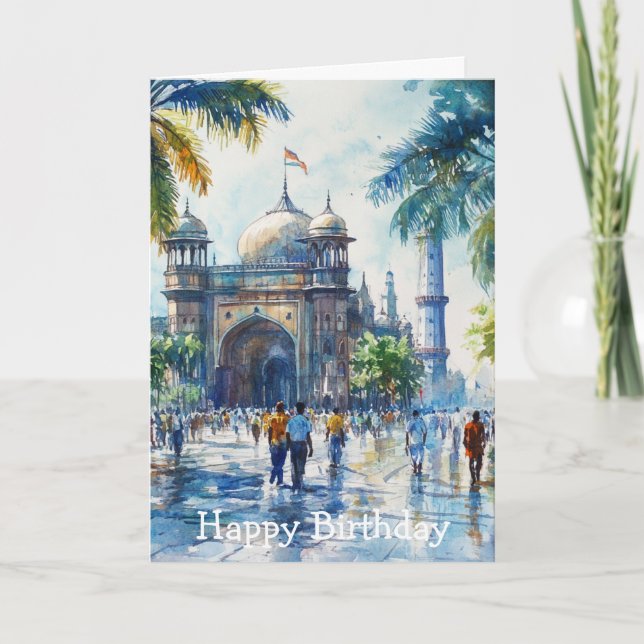 Cartão Mumbai in India (Frente)