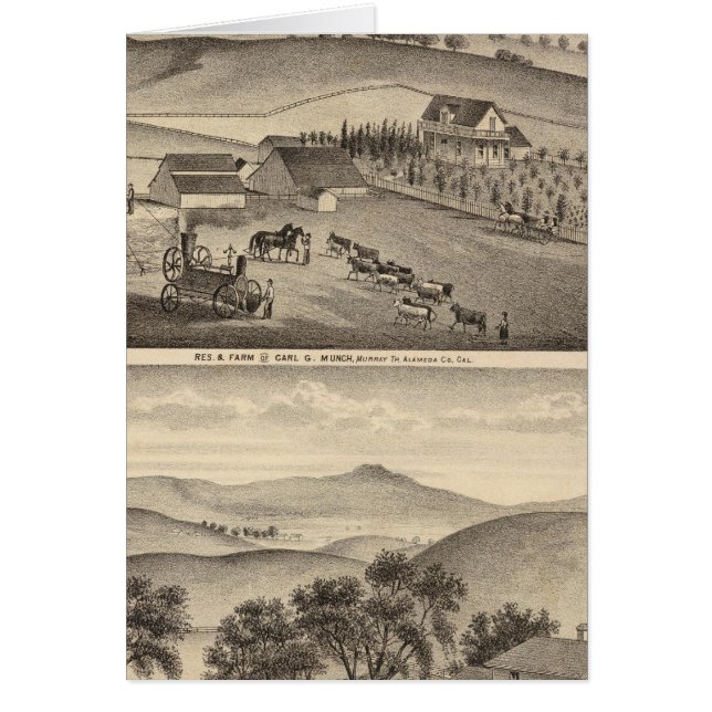 Cartão Munch, Stanley Residências, fazendas (Frente)