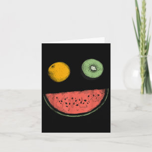 Cartão Mundo Dieta de Planta de Legume Kiwi Limão Melanci