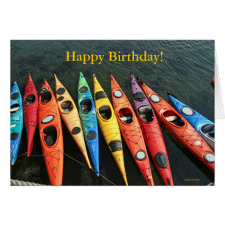 Cartão Mundo do caiaque