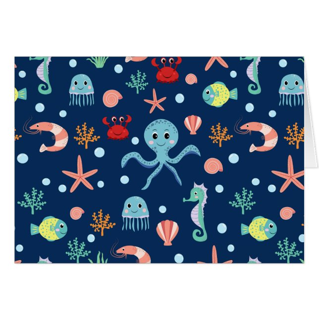 Cartão Mundo do Mar (Frente horizontal)