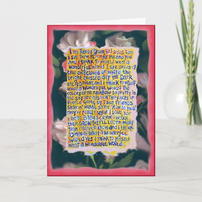 CARTÃO MUNDO MARAVILHOSO (Frente)