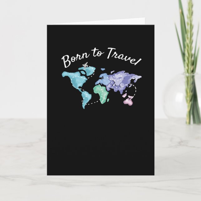 Cartão Mundo viagem (Frente)