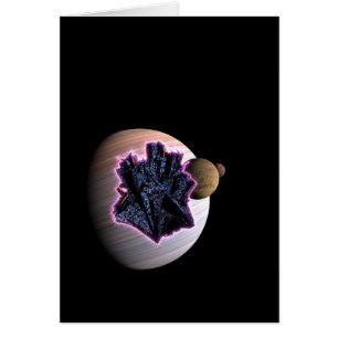 Cartão mundos estranhos