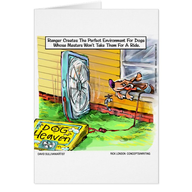 Cartão Mundos Mais Felizes Cachorros Camisetas Engraçadas (Frente)