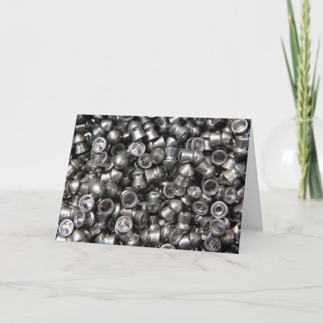 Cartão Munição da arma da pelota - pontas do Sharp da (Frente)